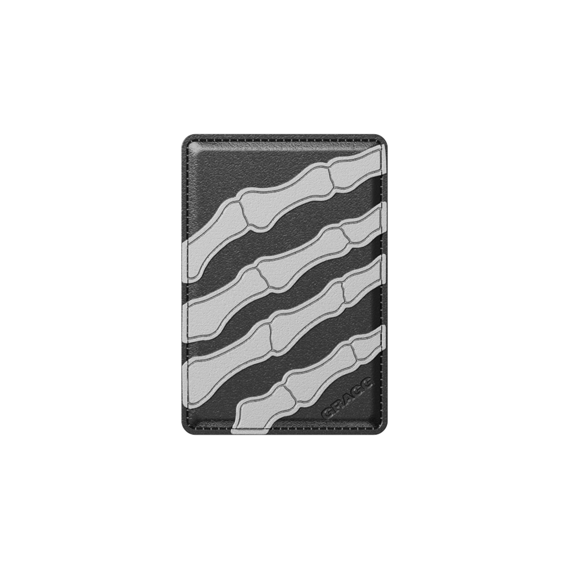 GRG26020211 GARGG BONE MAGSAFE CARD SLOT - BLACK