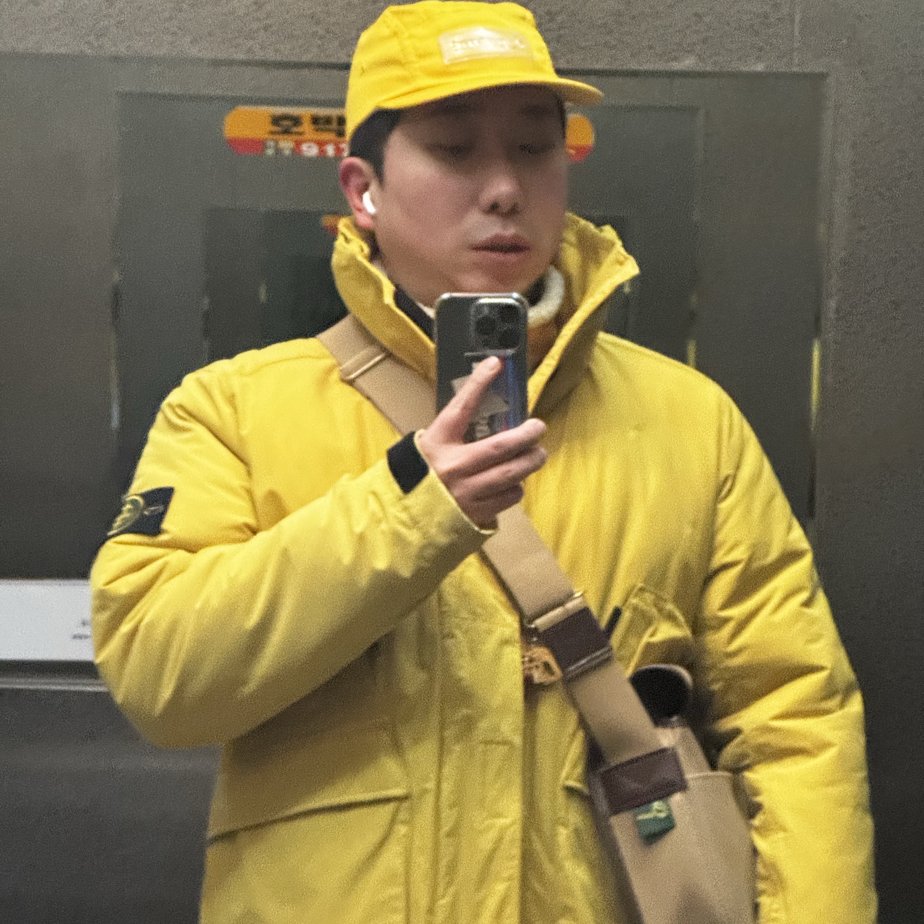 Patagonia Classic Retro-X Jacket Pelican W Wren Gold 착용 스타일