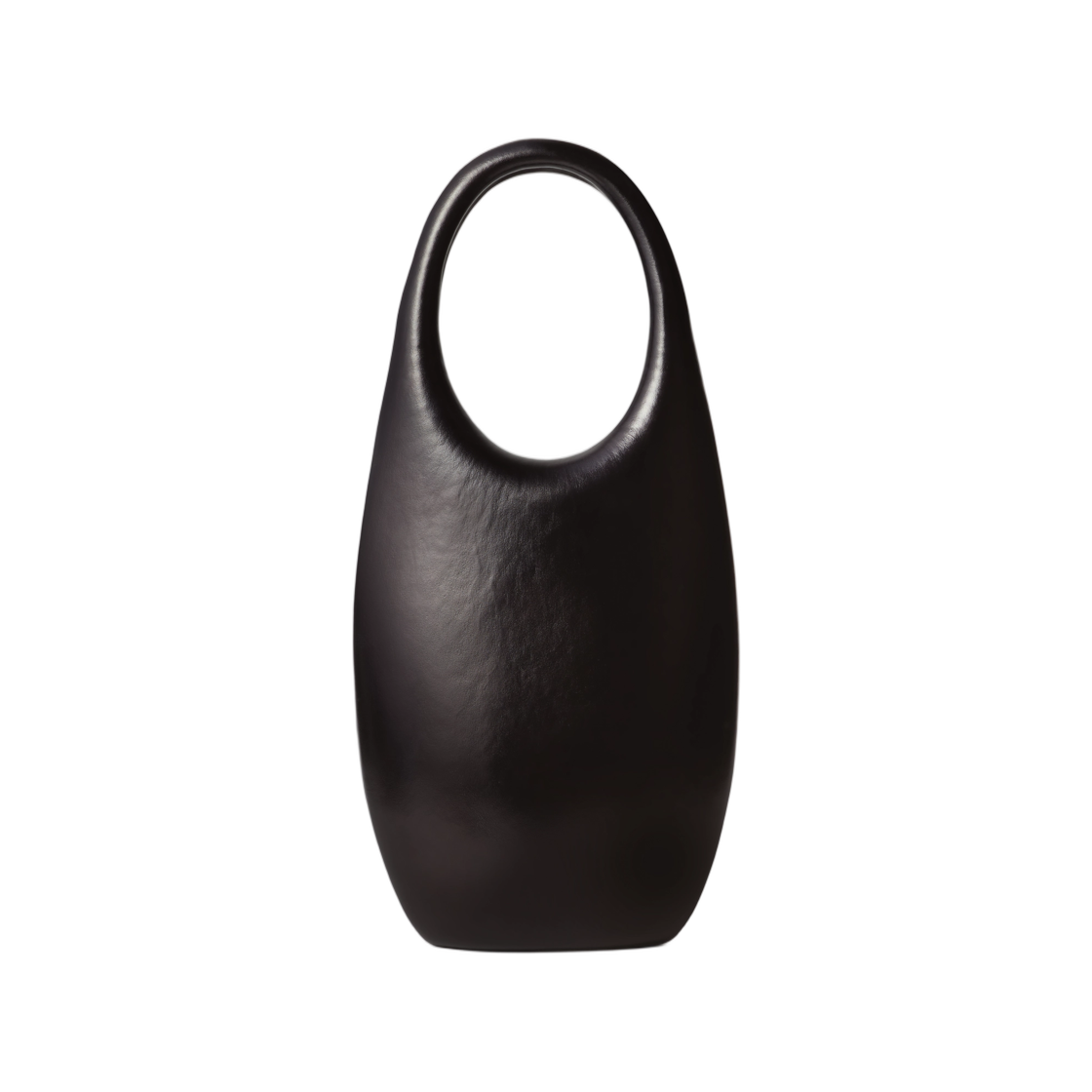 르메르 칼로스 페나피엘 나호 백 모울드 레더 블랙 초콜릿(Lemaire Carlos Penafiel Naho Bag in Moulded Leather Black Chocolate) - 1