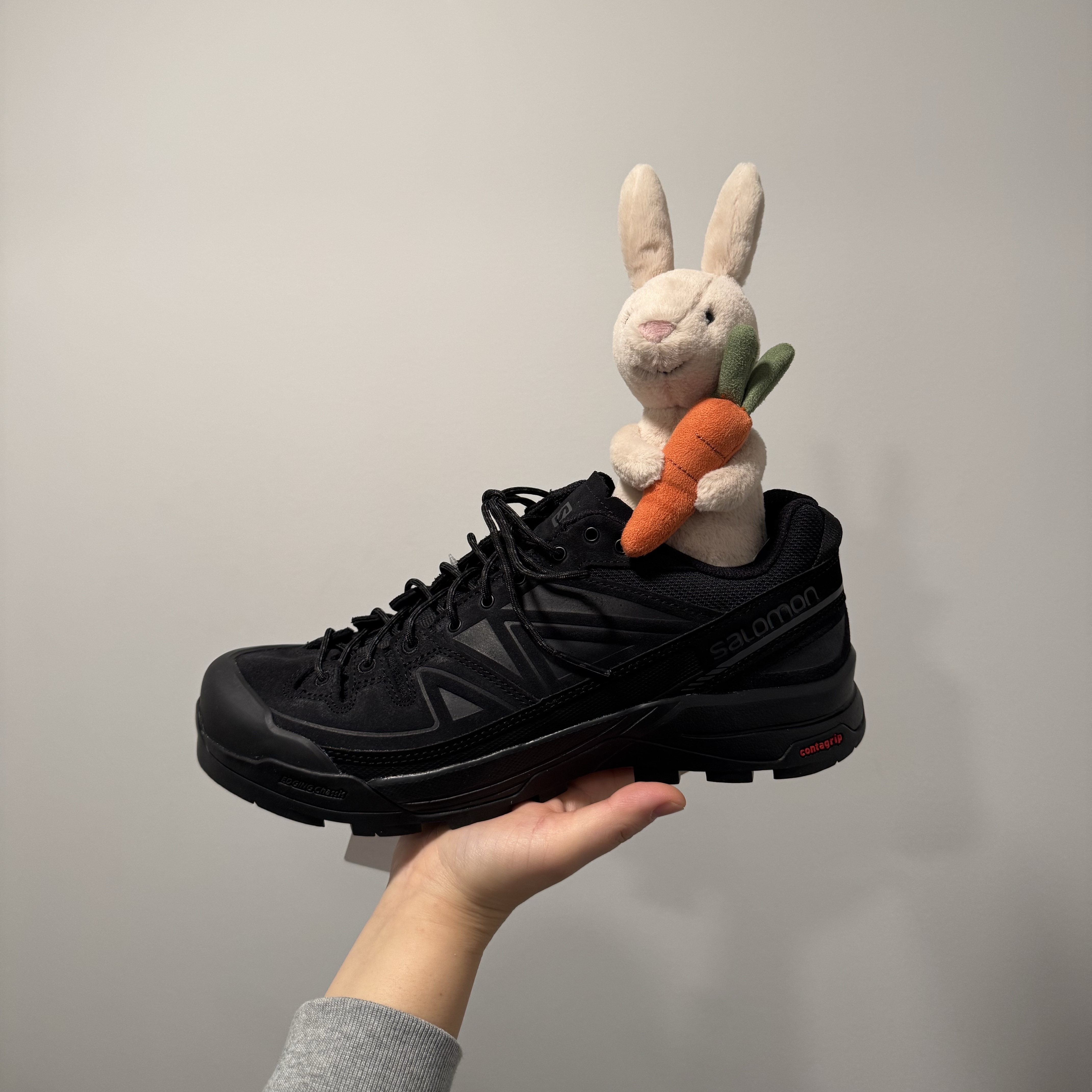 Salomon X-Alp Leather Black 착용 스타일