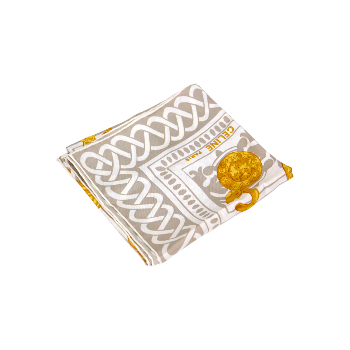 ITEN242U59EN Celine Gray Silk Scarf A-B32554