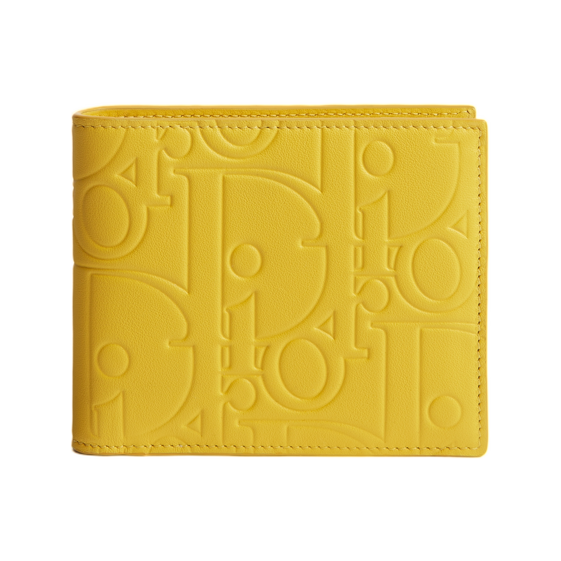 2ESBH027GVM-H225 Dior Wallet Dior Gravity Smooth Leather Yellow