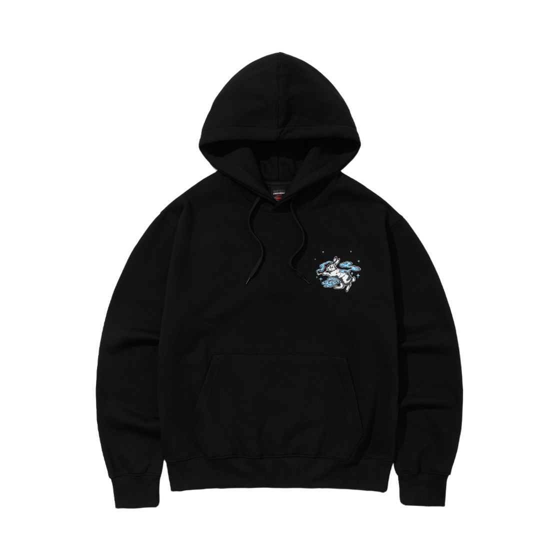 BSR2526FWBD020 Bsrabbit Smoking Rabbit Hoodie Black