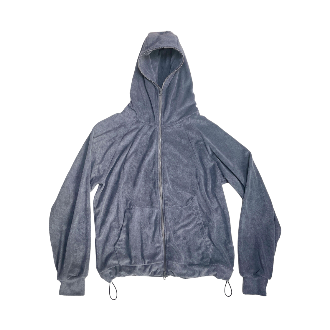 키아세 타월 풀 집업 후드 더스트 블루(Kiiace Towel Full-zip Hoodie Dust Blue) - 5
