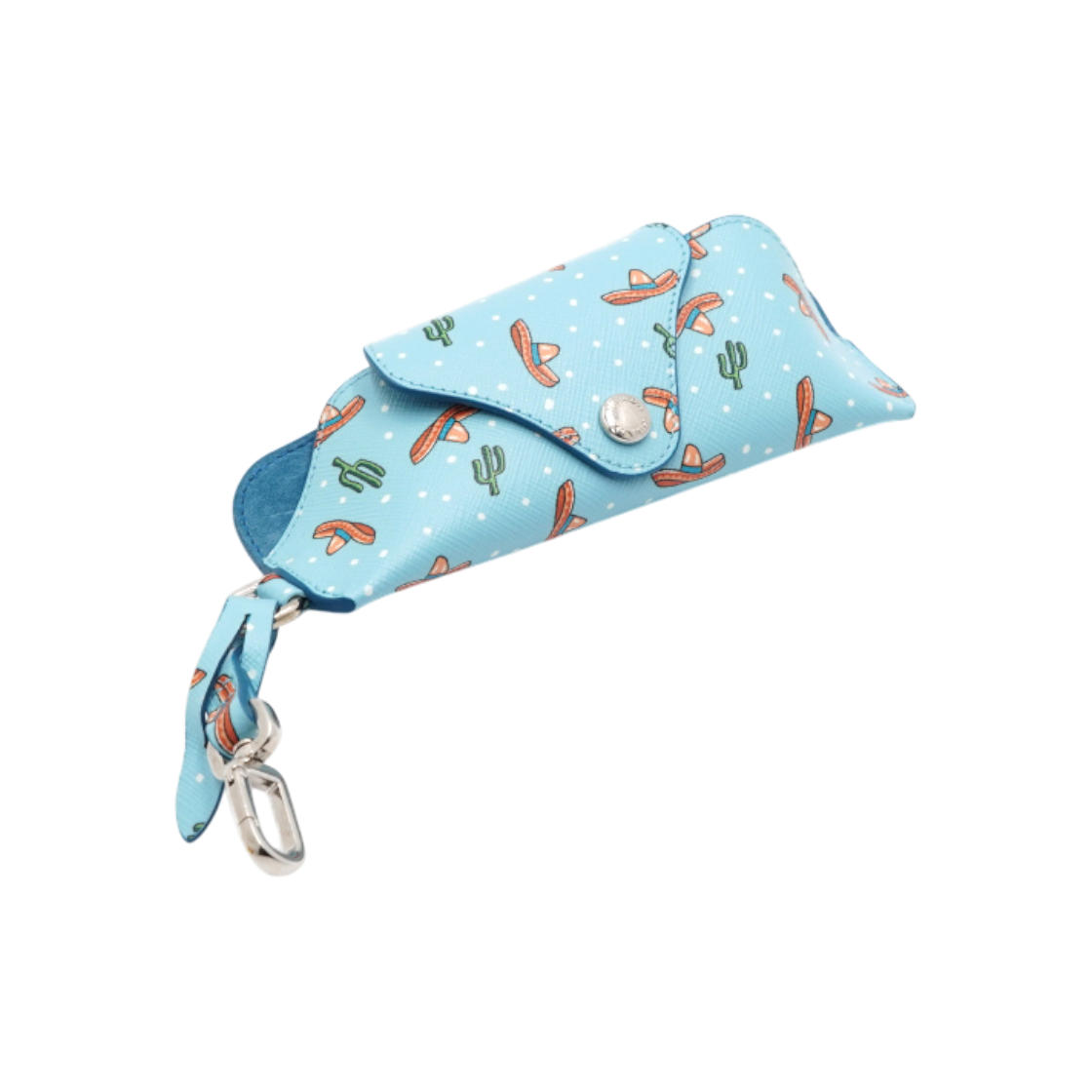 ITQ4T5HOOIMO Prada Saffiano Cactus Sunglasses Pouch Keychain AA60426