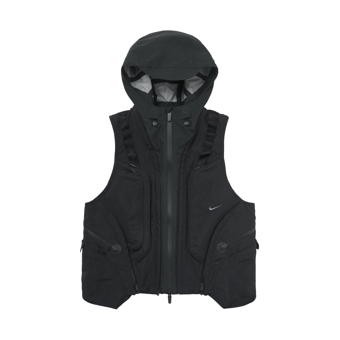 나이키 ISPA 모듈러 베스트 블랙 아이언 그레이 - 아시아(Nike ISPA Modular Vest Black Iron Grey - Asia)