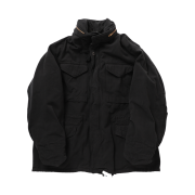 Comoli Garment Dyed M65 Jacket Black - 25AW