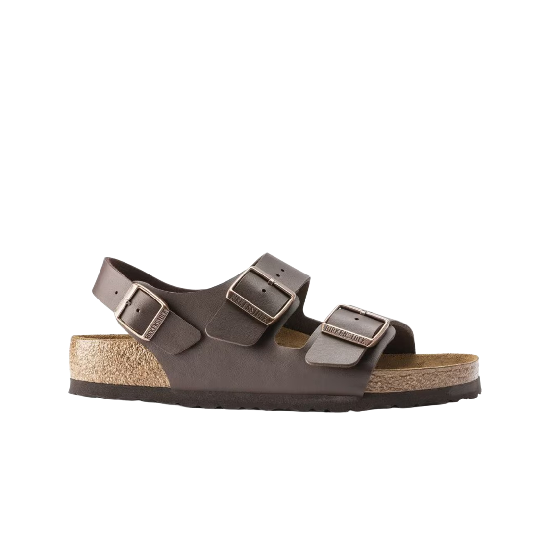 버켄스탁 밀라노 비르코 플로 다크 브라운 - 내로우(Birkenstock Milano Birko Flor Dark Brown - Narrow) - 1