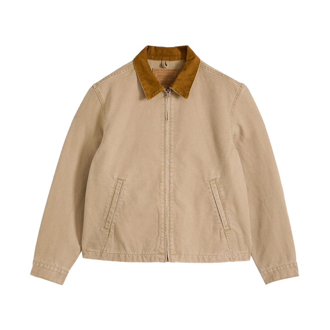 005AF-0004 Levi's Mechanics Full-zip Jacket Beige