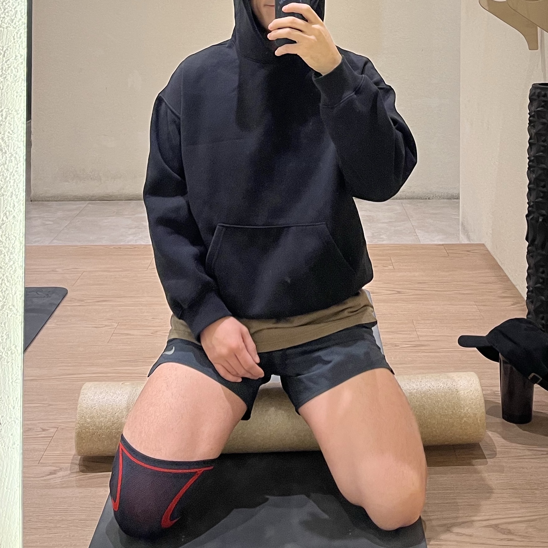 Nike Dri-Fit Stride 5 Inch Brief Lined Running Shorts Black - Asia 착용 스타일