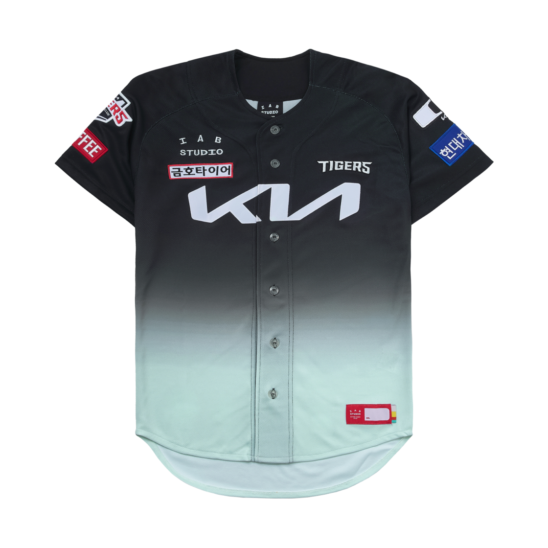 - Kia Tigers x IAB Studio 24 Authentic Dplus KIA Uniform Black (Non Marking Ver.)