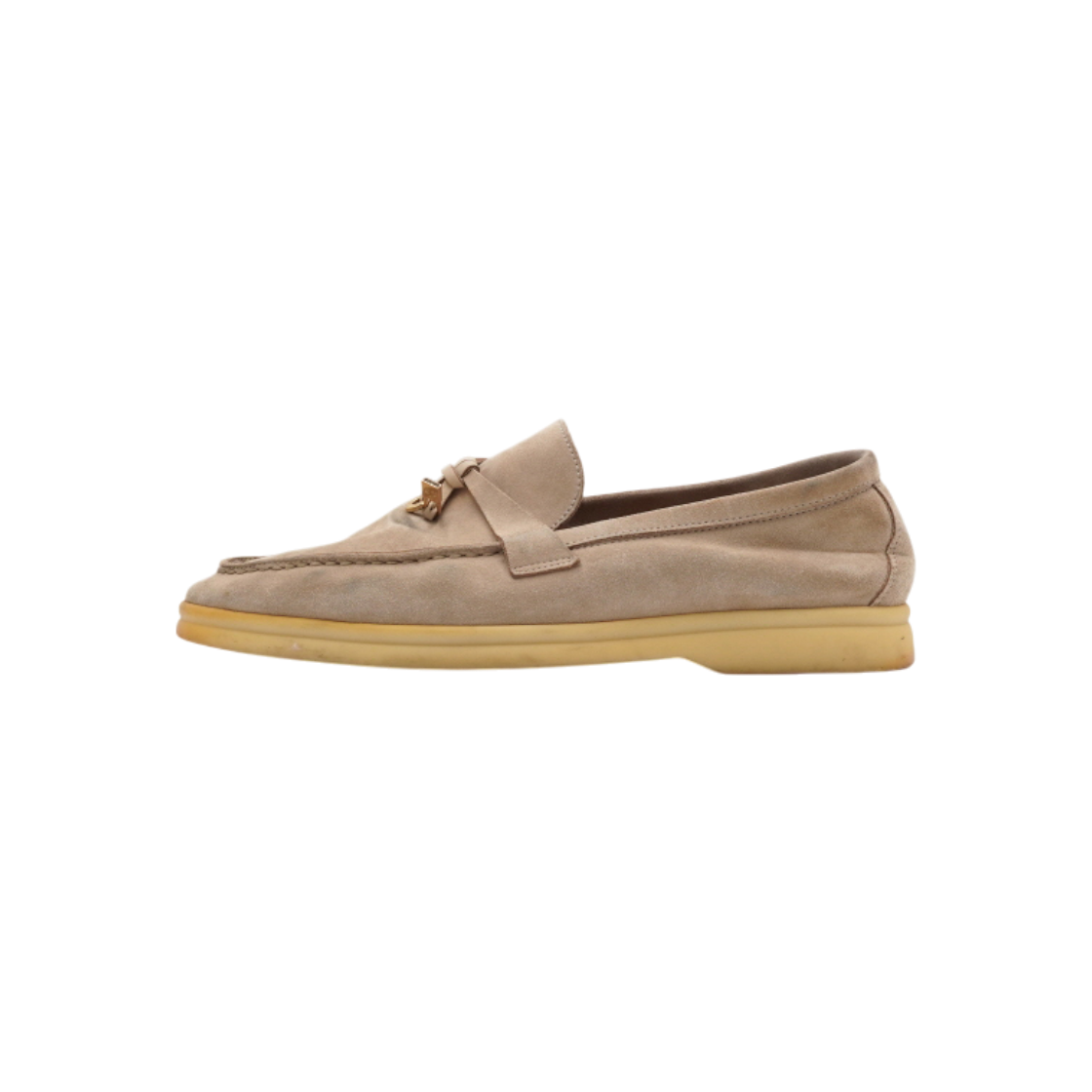 로로피아나 FAE5444 썸머 은장 참스 스웨이드 여성 뮬 로퍼aa60401(Loro Piana FAE5444 Summer Silver-Trimmed Suede Mules for Women)