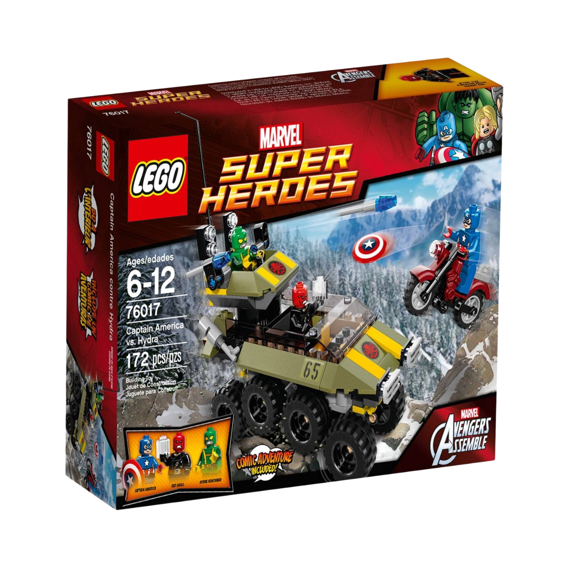 레고 마블 슈퍼 히어로 캡틴 아메리카 대 히드라(Lego Marvel Super Heroes Captain America vs. Hydra) - 2