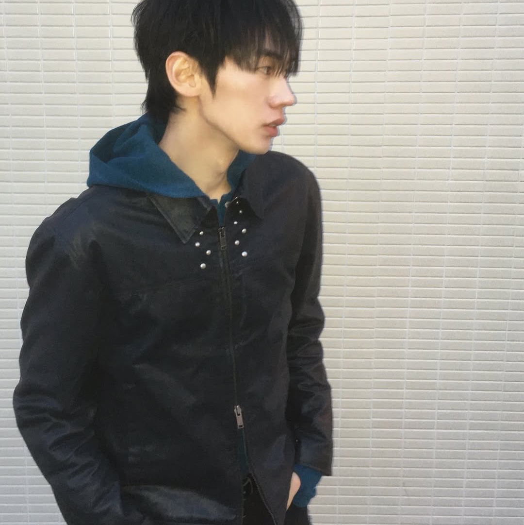 Mea Hin Stud Jacket Black 착용 스타일 - 2
