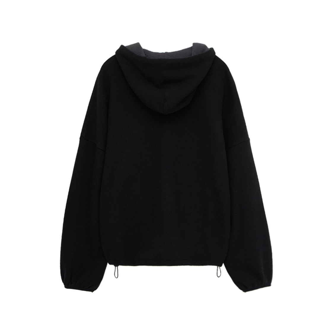 폴리테루 휴먼인덱스 휴먼 볼륨 후디 블랙(Polyteru Human Index Human Volume Hoodie Black) - 2