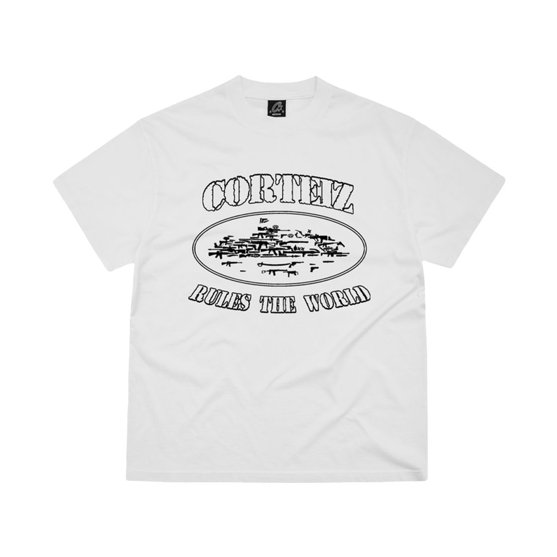 코르테이즈 OG 아틸러리 티셔츠 화이트(Corteiz OG Artillery T-Shirt White) - 1