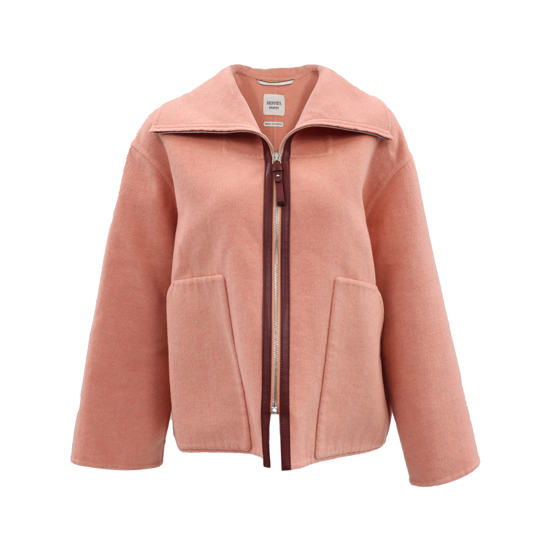 에르메스 2H0120DB 팔레토 디테일 코트 캐시미어 로즈 쿼츠(Hermes Paletto Detail Cashmere Coat in Rose Quartz)