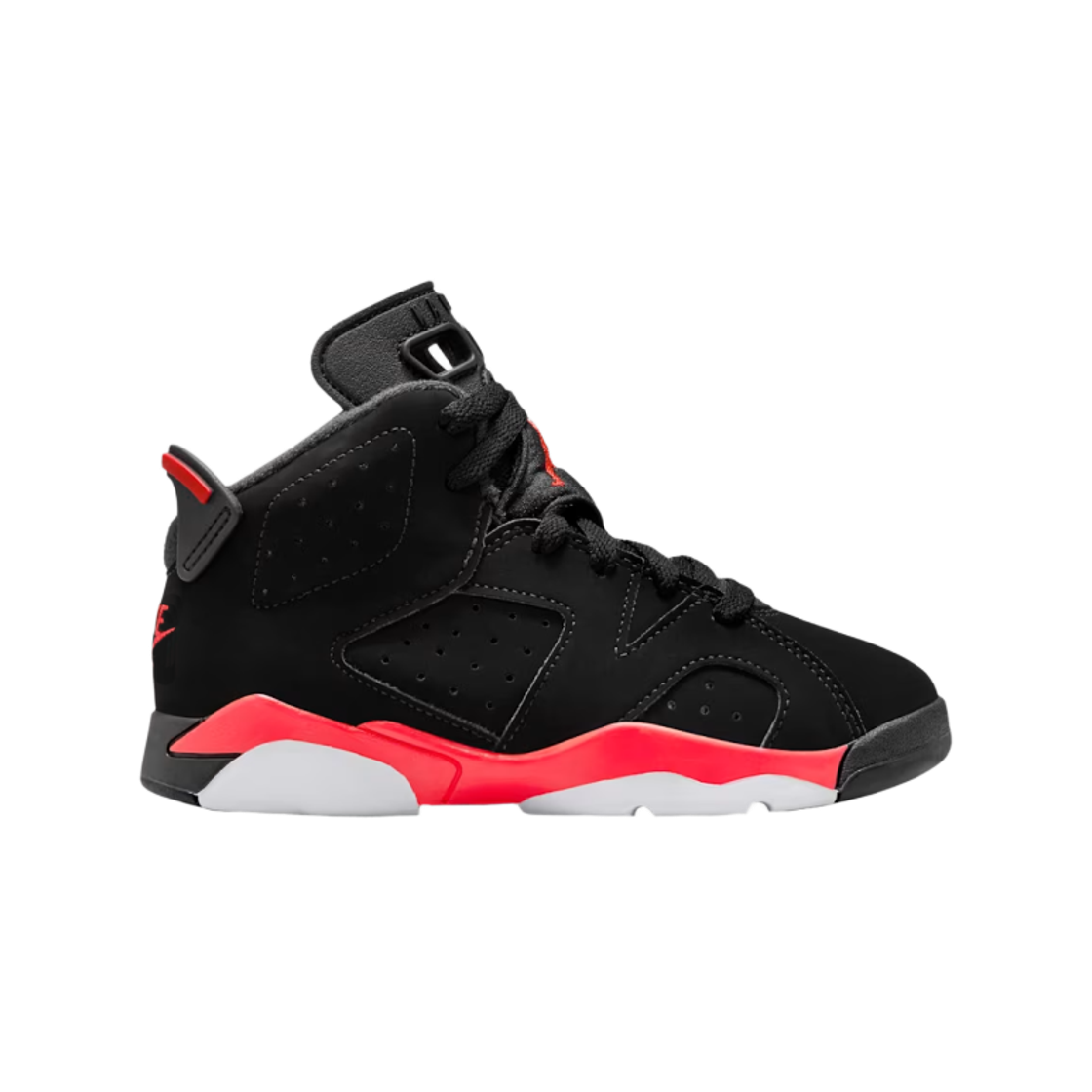 (PS) 조던 6 레트로 인프라레드 세일즈맨 블랙 앤 라이트 크림슨((PS) Jordan 6 Retro Infrared Salesman Black and Light Crimson) - 1