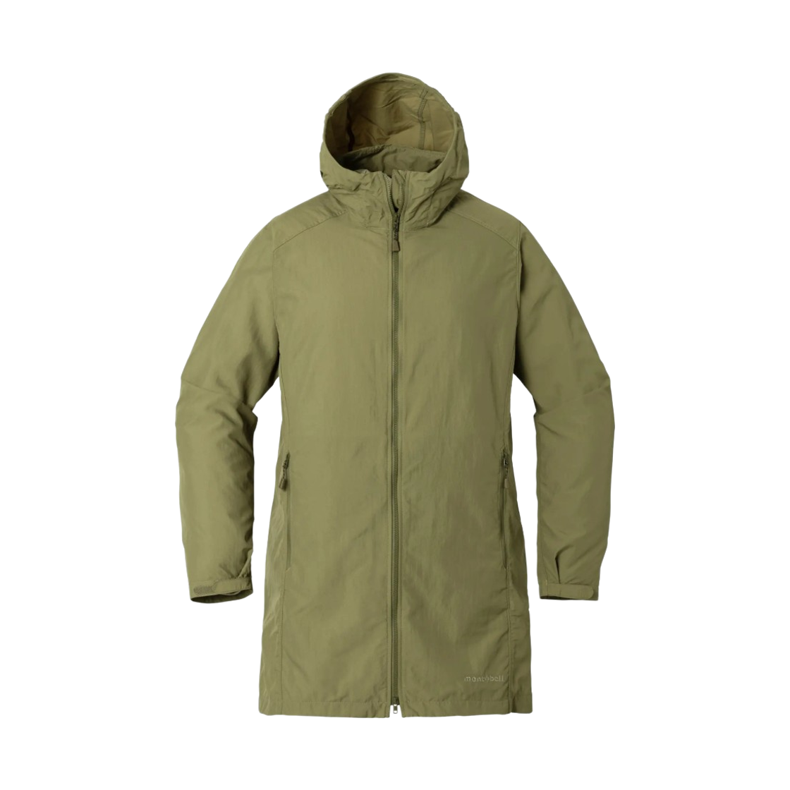 1103342 (W) Montbell O.D. Longline Hooded Jacket Khaki