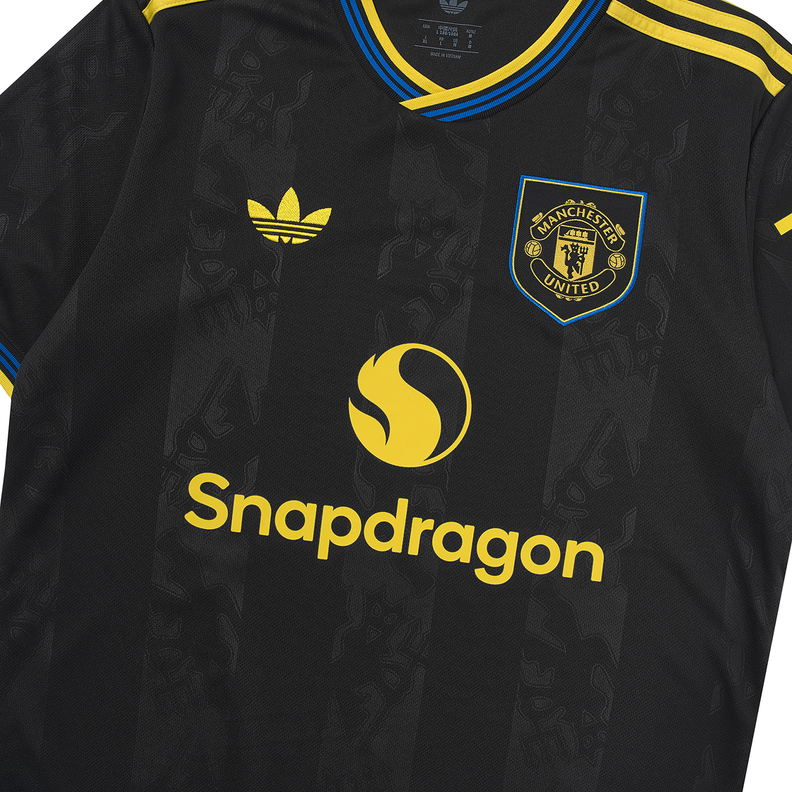 아디다스 맨체스터 유나이티드 2025/26 3rd 저지 블랙 - US 사이즈 (논 마킹 버전)(Adidas Manchester United 2025/26 3rd Jersey Black - US Sizing (Non Marking Ver.)) - 3
