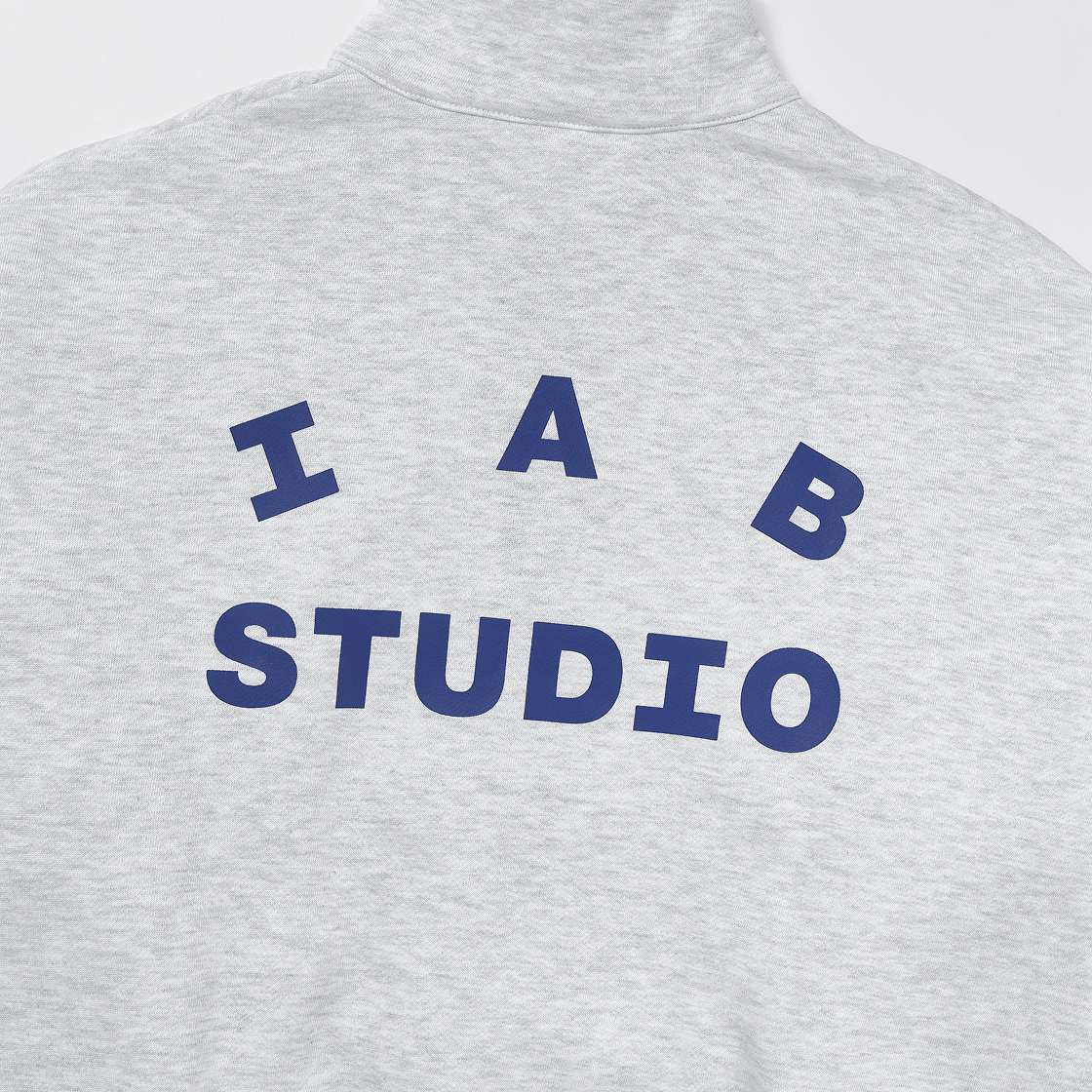 아이앱 스튜디오 하프 집 풀오버 라이트 그레이(IAB Studio Half Zip Pullover Light Gray) - 5