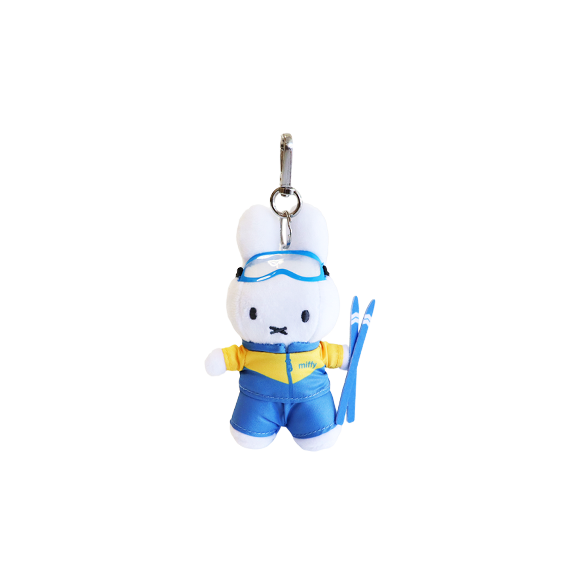 3263-50 Many a Little MIFFY keyring Winter Olympics Ski jump Miffy