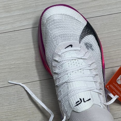 Nike Air Zoom Alphafly Next% 3 Hyper Pink 착용 스타일 - 2