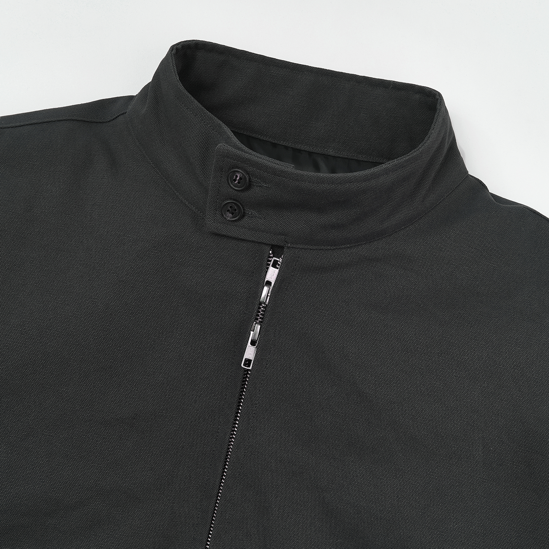 엠제이디 카우보이 캔버스 해링턴 자켓 차콜(MJD Cowboy Canvas Harrington Jacket Charcoal) - 4