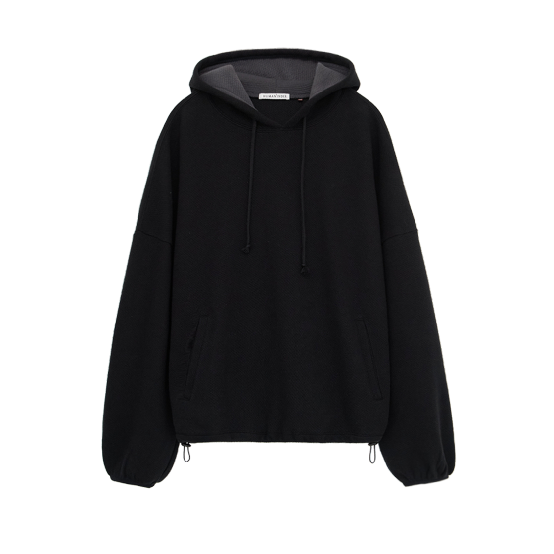 HM6PHD3761B0 Polyteru Human Index Human Volume Hoodie Black