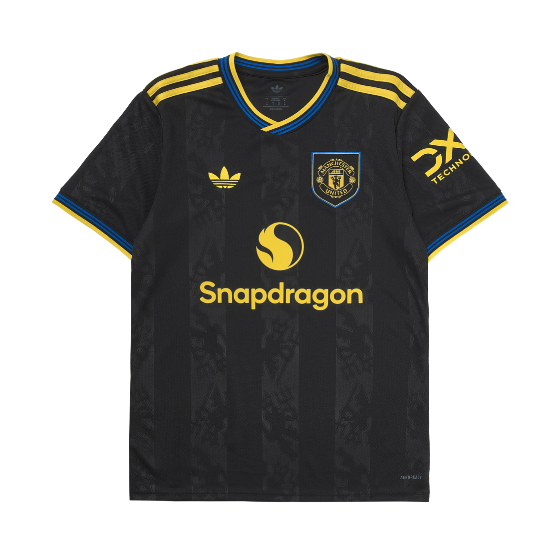 아디다스 맨체스터 유나이티드 2025/26 3rd 저지 블랙 - KR 사이즈 (논 마킹 버전)(Adidas Manchester United 2025/26 3rd Jersey Black - KR Sizing (Non Marking Ver.))