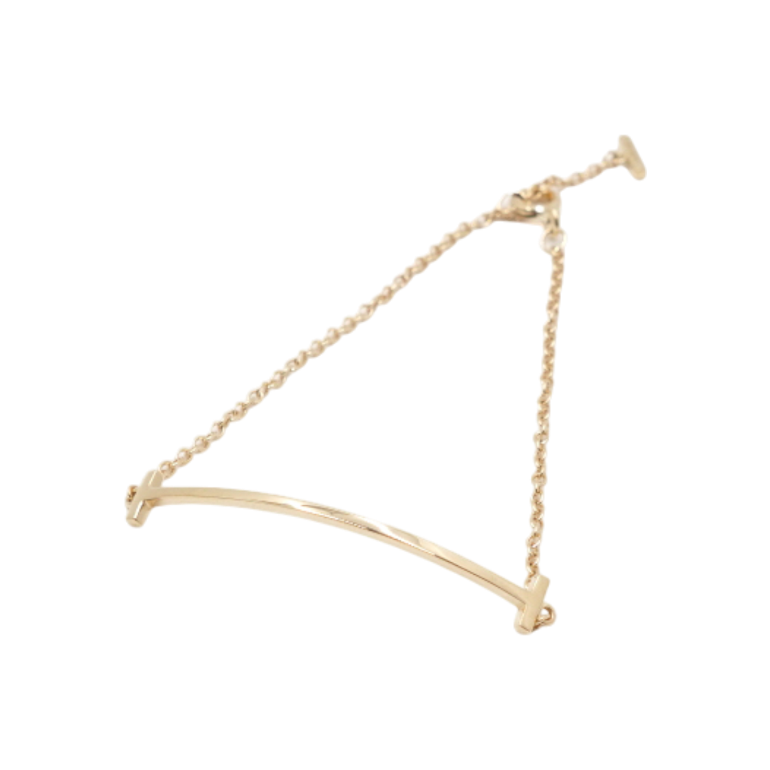 티파니 18K옐로우골드 T스마일 스몰 브레이슬릿 여성 팔찌aa60379(Tiffany 18K Yellow Gold T-Smile Small Bracelet)