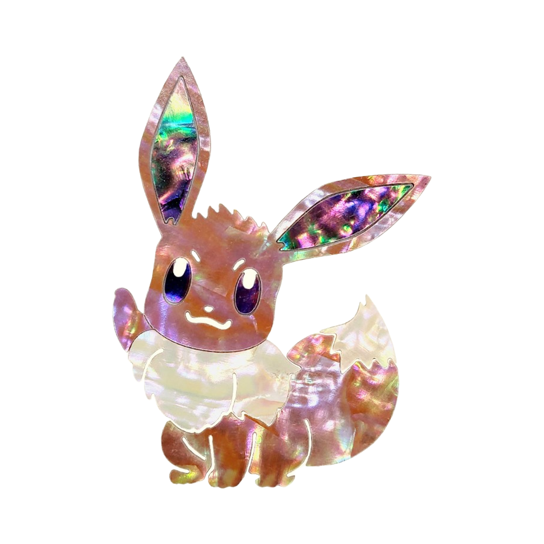 포켓몬 스토어 전통 에디션 자개 스티커 이브이(Pokemon Store Korean Traditional Edition Mother Pearl Sticker Eevee) - 1