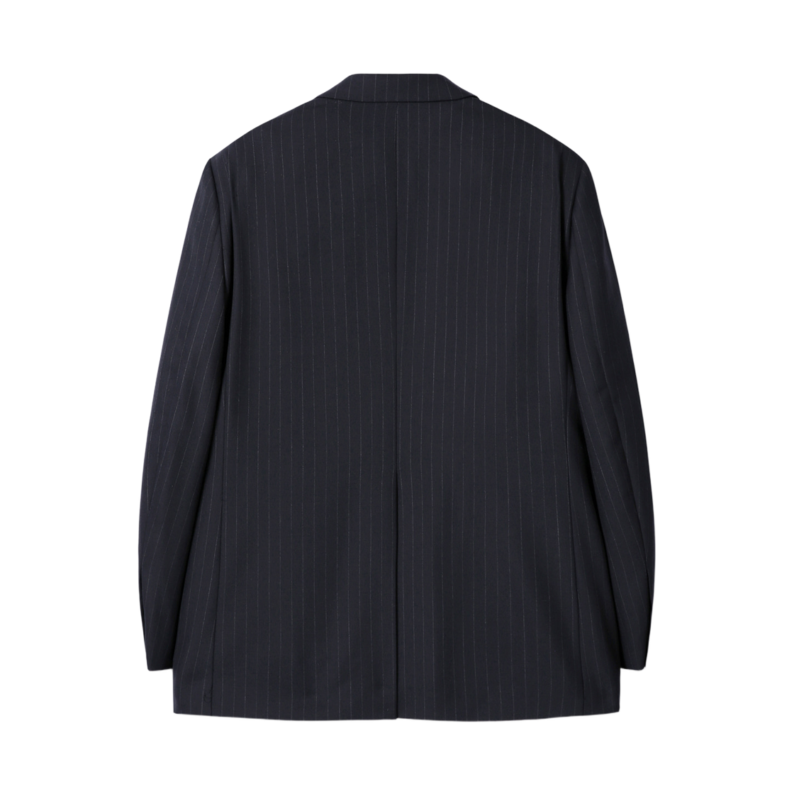 토니웩 스트라이프 울 릴렉스드 테일러드 자켓 네이비 핀스트라이프(Tonywack Striped Wool Relaxed Tailored Jacket Navy Pinstripe) - 2