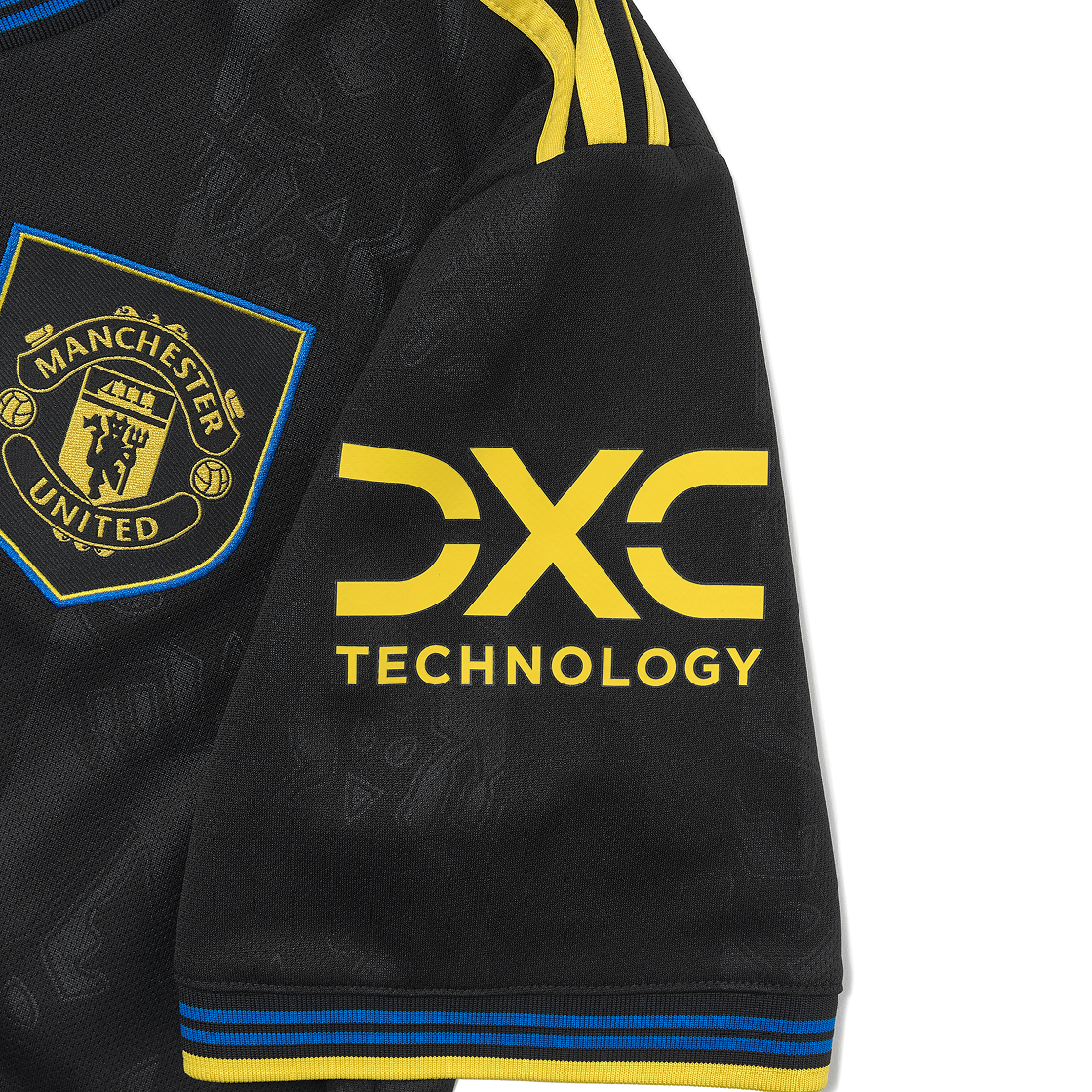 아디다스 맨체스터 유나이티드 2025/26 3rd 저지 블랙 - US 사이즈 (논 마킹 버전)(Adidas Manchester United 2025/26 3rd Jersey Black - US Sizing (Non Marking Ver.)) - 4