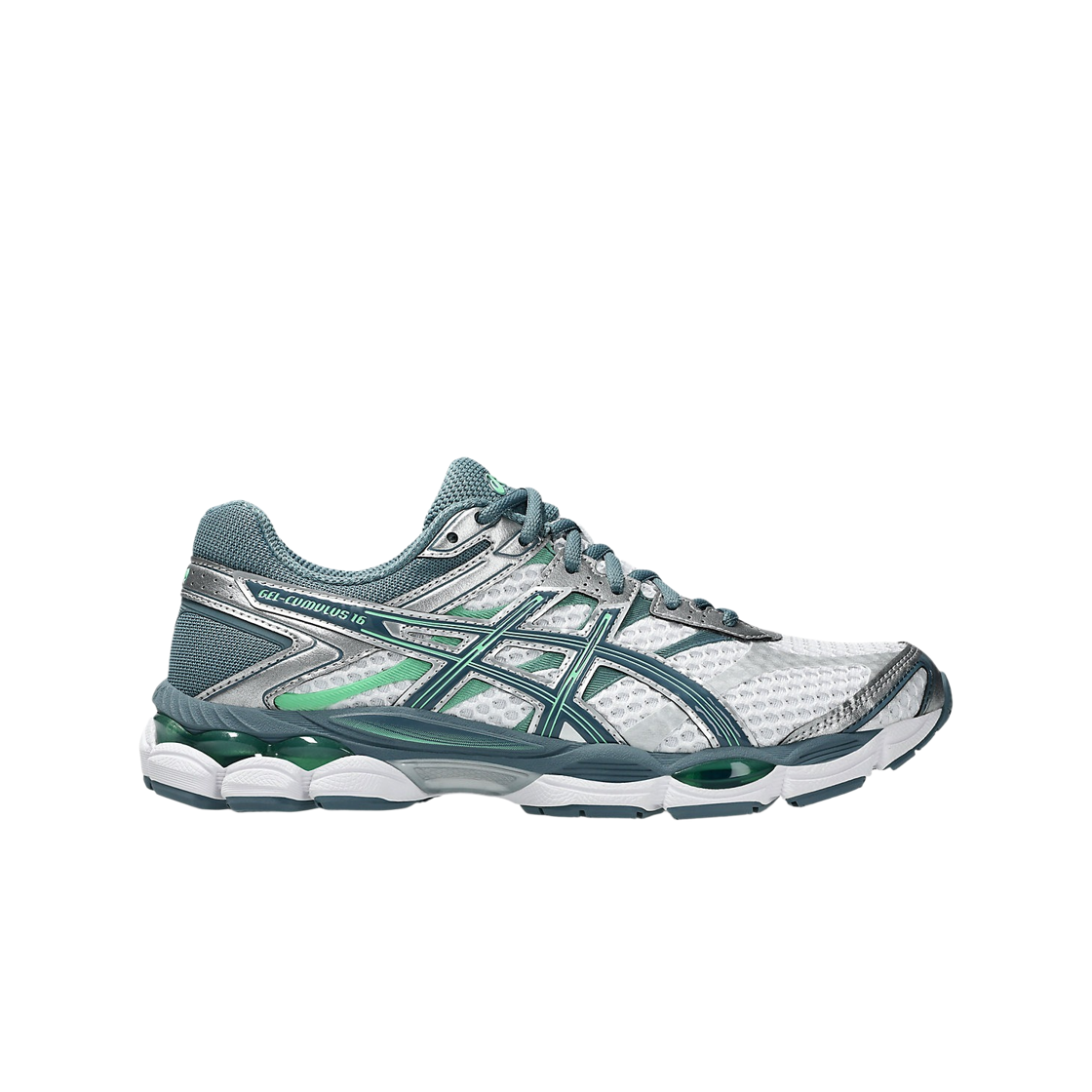 1203A733-100 Asics Gel-Cumulus 16 White Ironclad