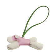 Hermes Budy Charm Merino Wool Milo & Ecru Mauve Sylvestre Vert Yucca