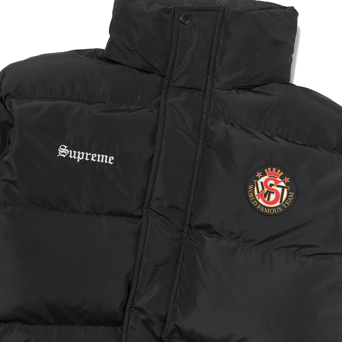 슈프림 x 엄브로 다운 퍼퍼 자켓 블랙 - 25FW(Supreme x Umbro Down Puffer Jacket Black - 25FW) - 4
