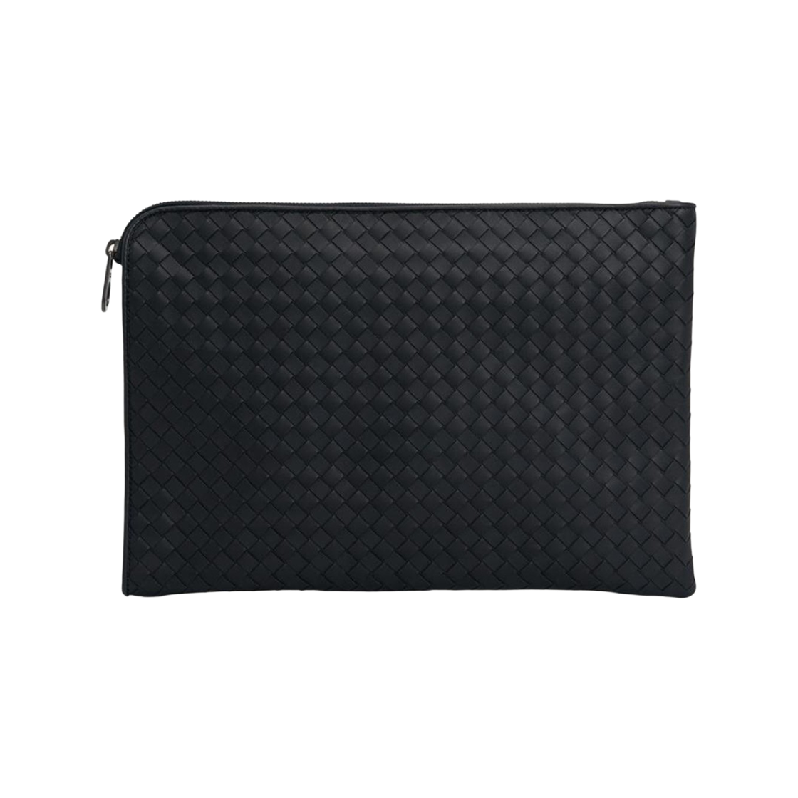 224052V47W14247 Bottega Veneta Intrecciato Clutch Black Grey