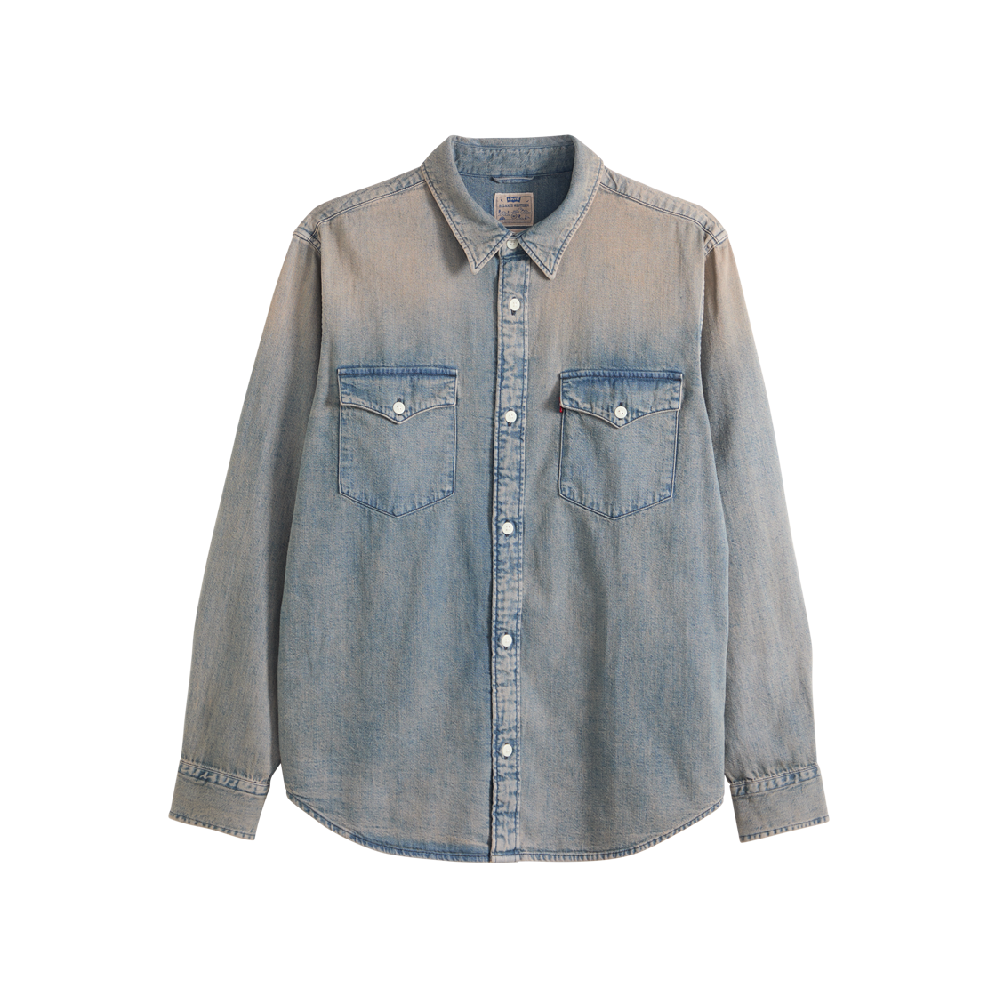 A1919-0073 Levi's Relaxed Western Shirt Medium Indigo