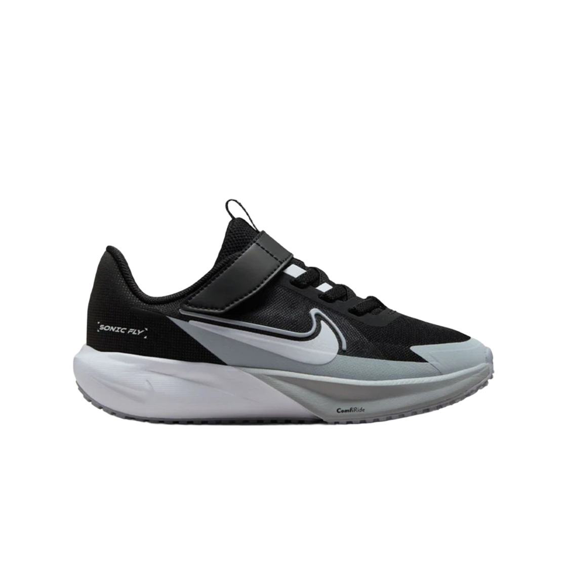 FZ0016-001 (PS) Nike Sonic Fly Black Wolf Grey