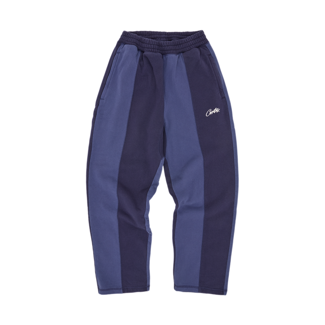 코르테이즈 HMP 콘트라스트 오픈 헴 스웨트팬츠 네이비(Corteiz HMP Contrast Open Hem Sweatpant Navy)