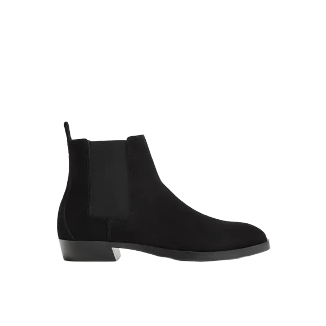 2002/420/800 Zara Pointed Leather Chelsea Boots Black
