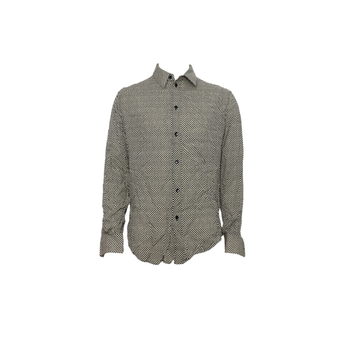 ITJ3FBMBFEPI Celine Checked Long Sleeve Men's Shirt 2C028329M