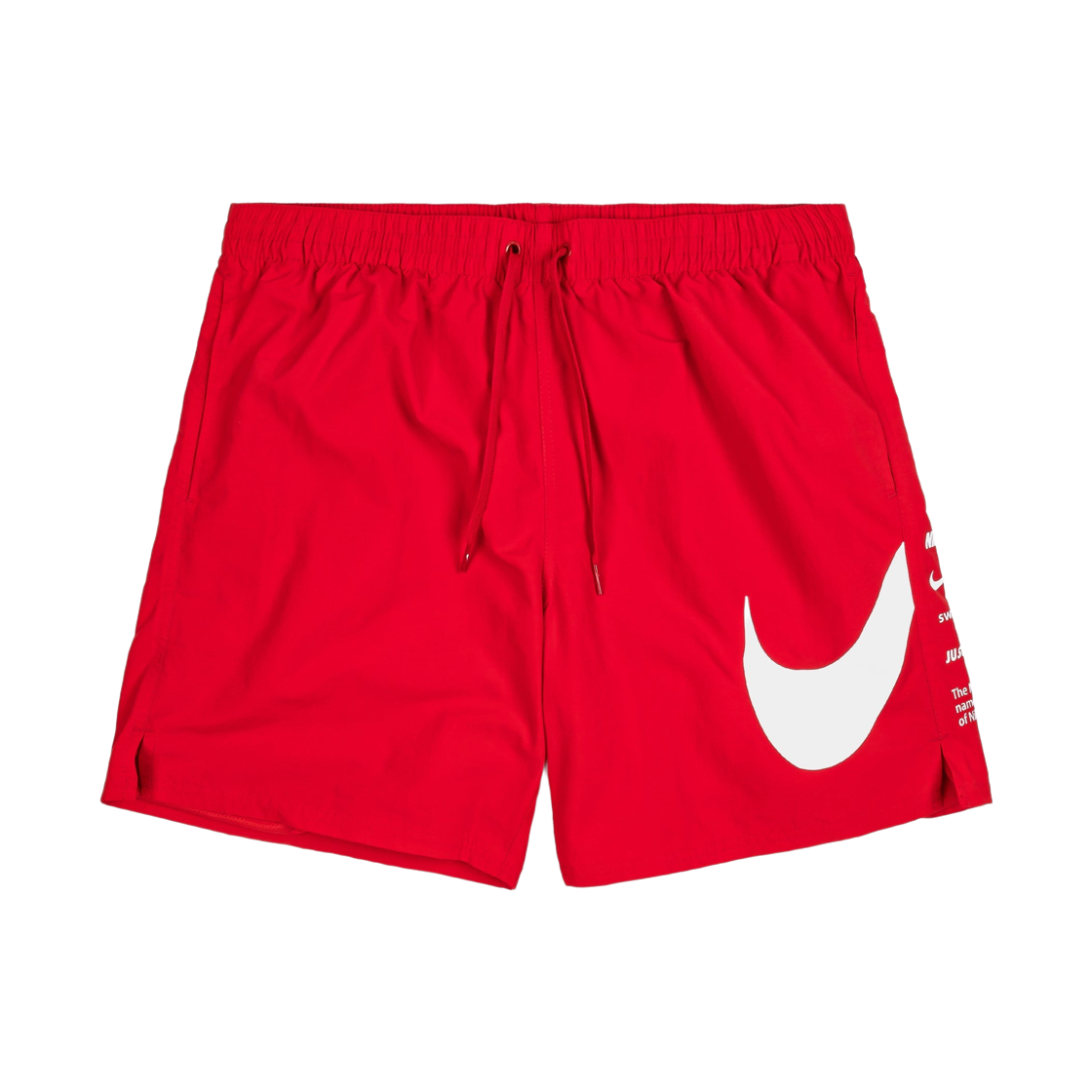 NESSF508-614 Nike Swim Breaker 7 Inch Fully Lined Volley Shorts Red White (NESSF508-614)