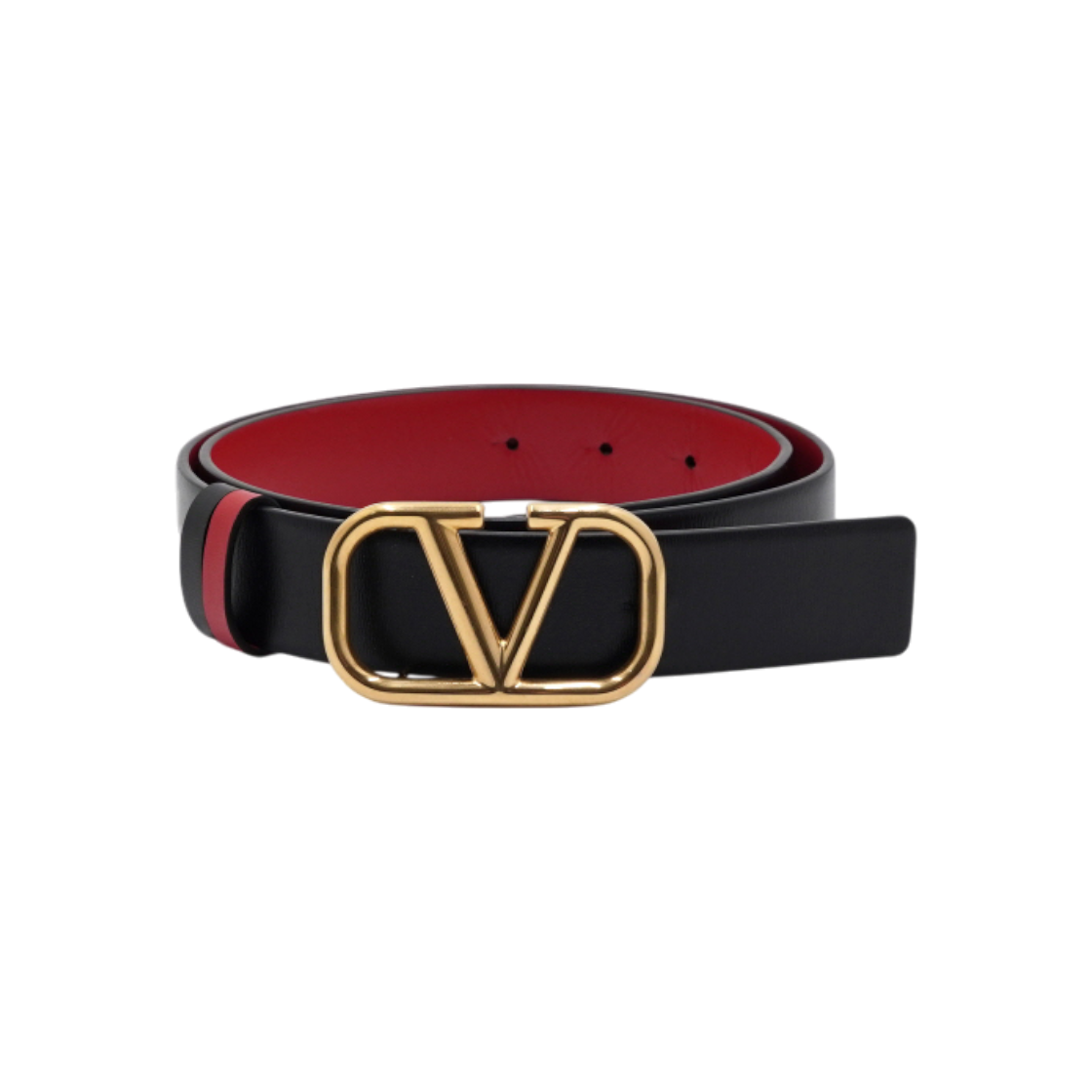 IT77UQ4225PF VALENTINO Garavani Reversible V Logo Signature Women's Belt