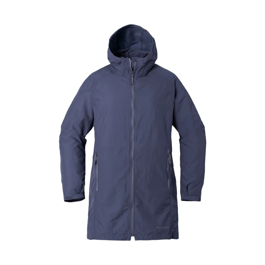 1103342 (W) Montbell O.D. Longline Hooded Jacket Navy