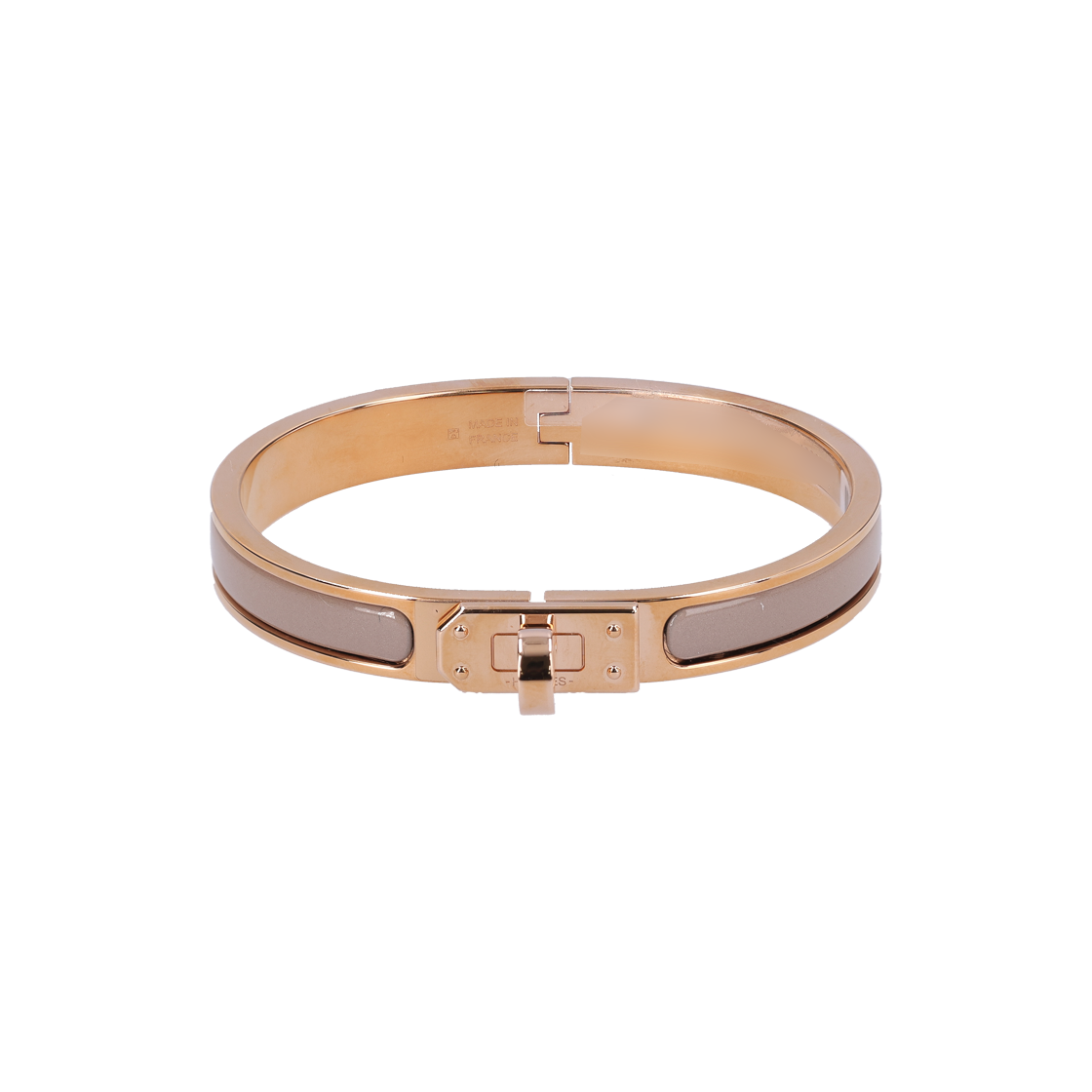 ITTAWQ27C42C Hermes H200004F Mini Click Kelly Bracelet Maron Glace Rose Gold