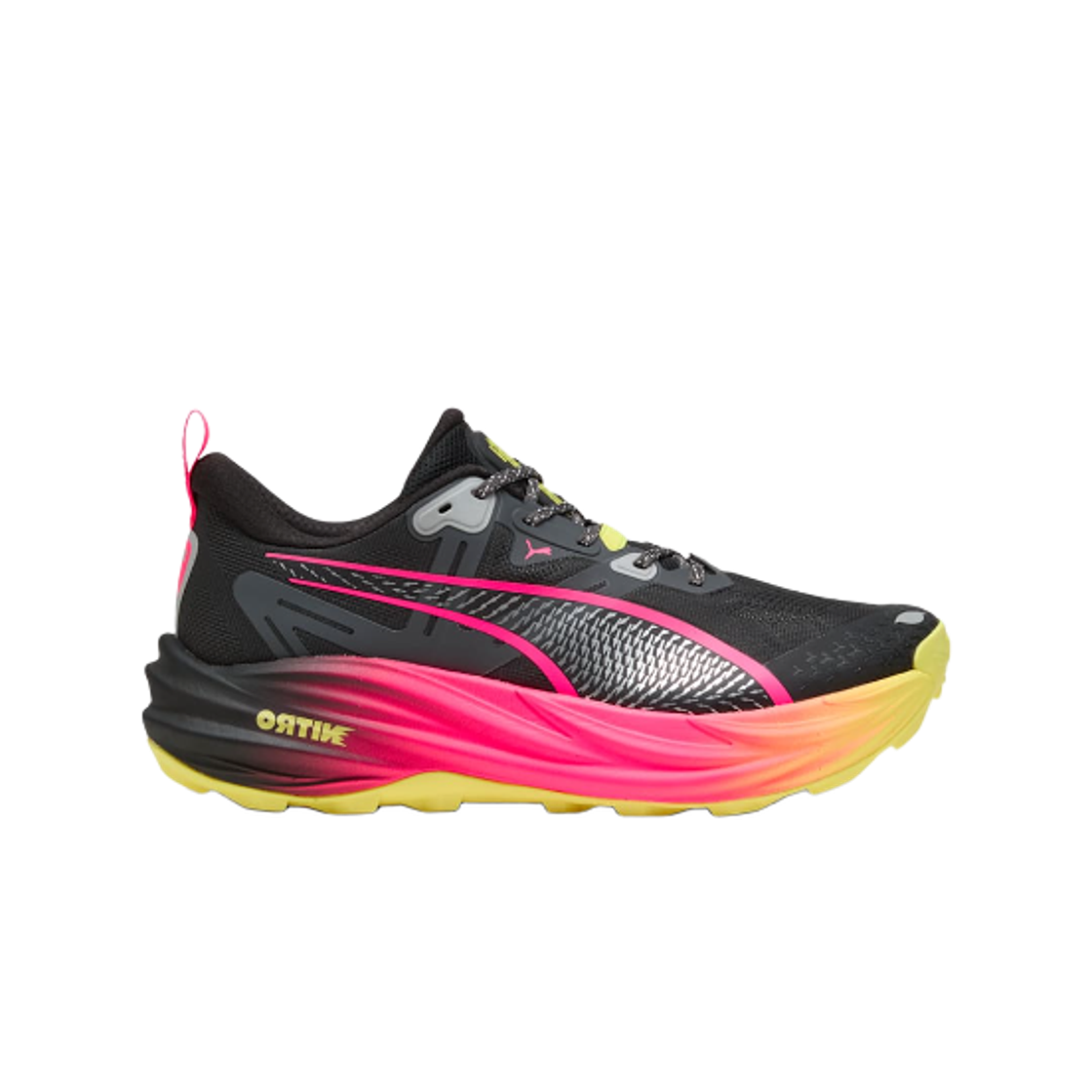 푸마 보야지 나이트로 4 블랙 퓨어 핑크(Puma Voyage Nitro 4 Black Pure Pink) - 1