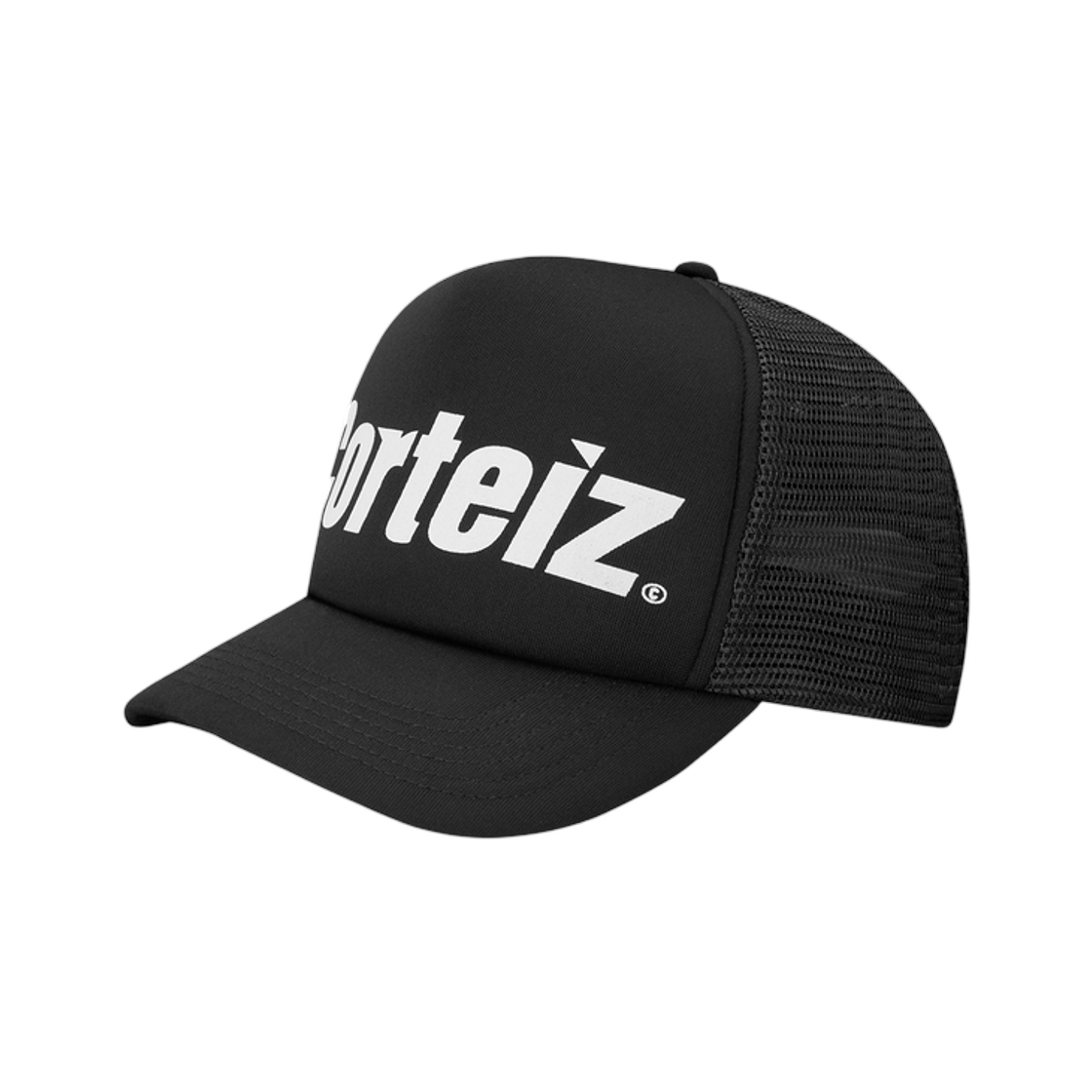 코르테이즈 렌탈 트러커 햇 블랙(Corteiz Rental Trucker Hat Black)
