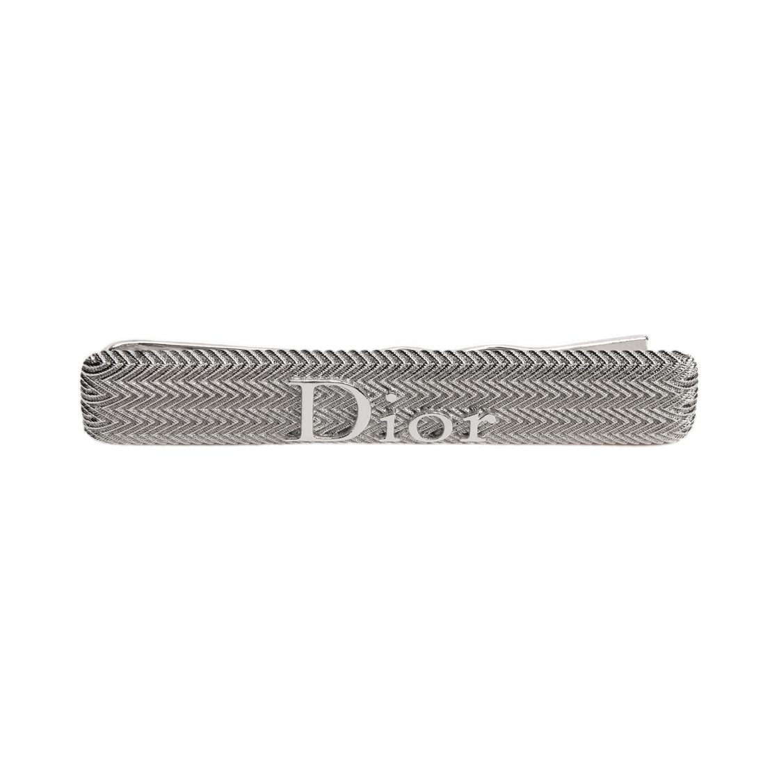 디올 기요세 타이 클립 실버(Dior Guilloche Tie Clip Silver) - 1